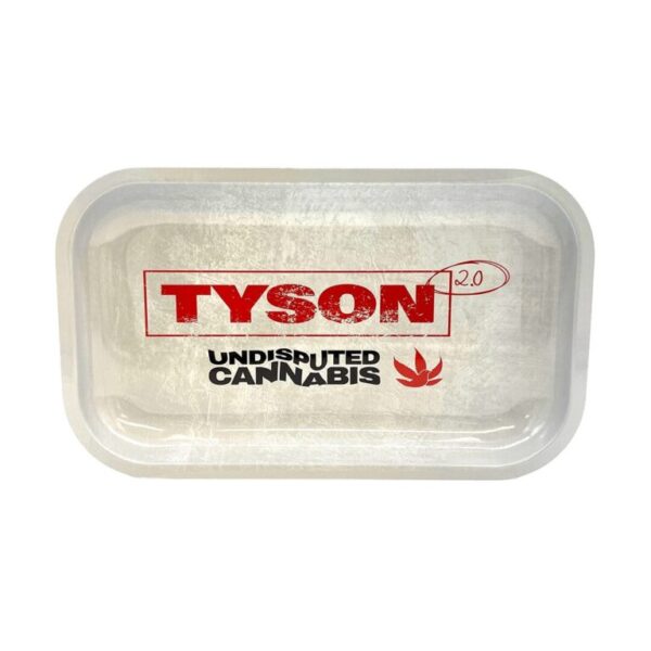 Tyson Metal Rolling Tray 11.5”- Undisputed – White