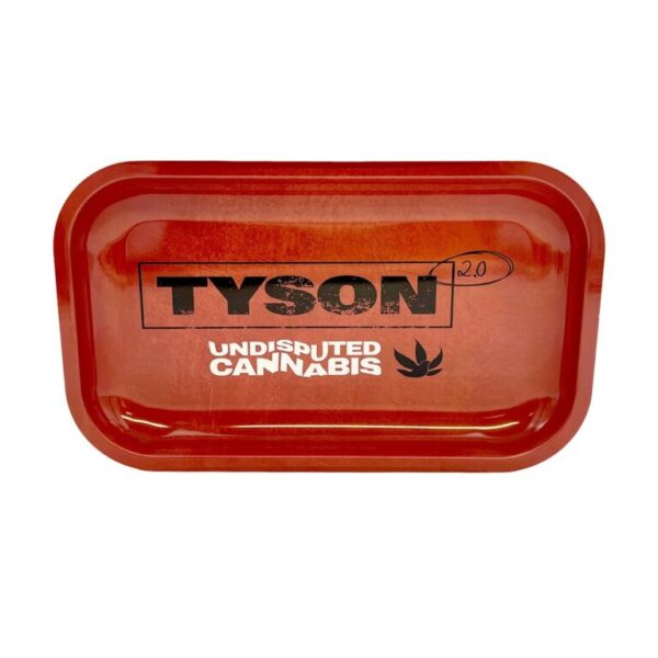 Tyson Metal Rolling Tray 11.5”- Undisputed – Red