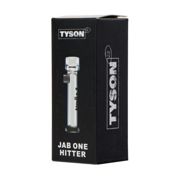 Tyson Jab One Hitter – Clear – Charcoal - Image 3