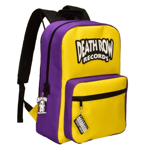 DRR - Smell Proof Throw Backpack - Yellow Purple - Image 2