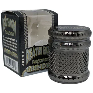 DRR - 1.7" 4Part Zinc Gem Grid Grinder - Gun Metal/Black