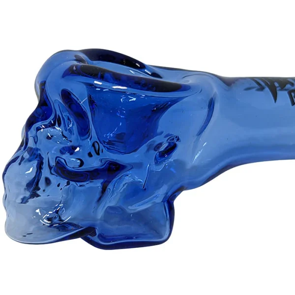 Death Row Records - 4" Assorted Color Skull Hand Pipe - Image 6