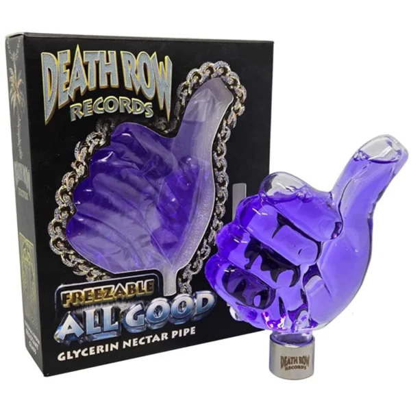 DRR - 4" Freeze Thumbs Up Nectar Pipe w Screw Tip - Image 4