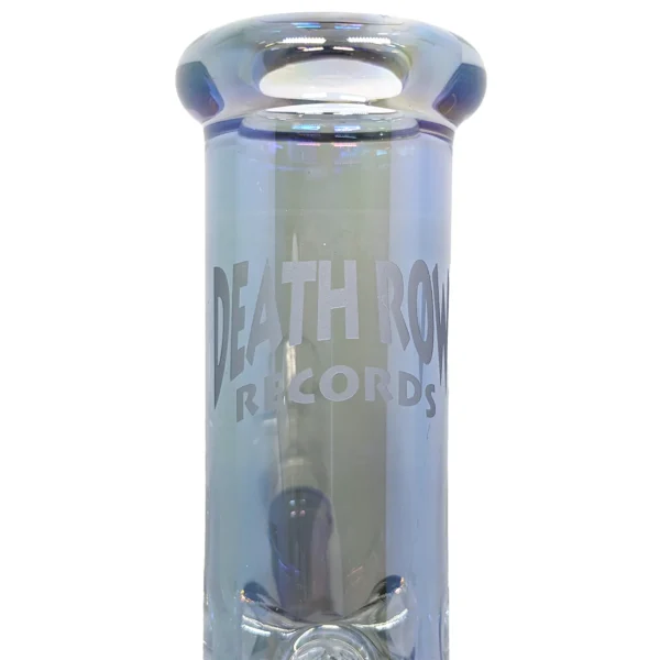 Death Row Records - 8" Assorted Metallic Skull Beaker Water Pipe - with 14M Bowl - Image 3