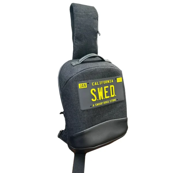 SWED - Smell Proof Shoulder Bag - Black - Image 2