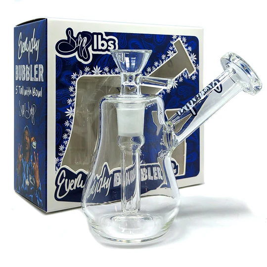 Dogg lbs - Everyday 5" Bubbler Water Pipe - Clear