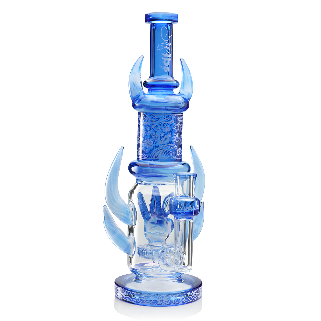 Dogg lbs - 12" Westside Rider Water Pipe - Blue