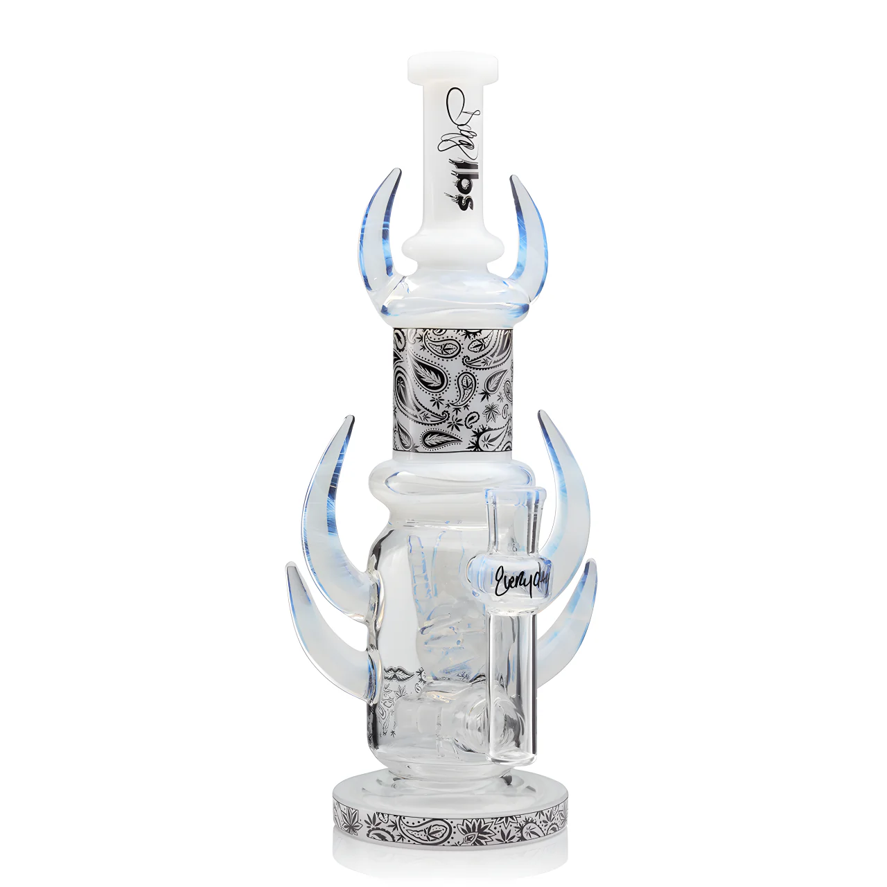 Dogg lbs - 12" Westside Rider Water Pipe - White
