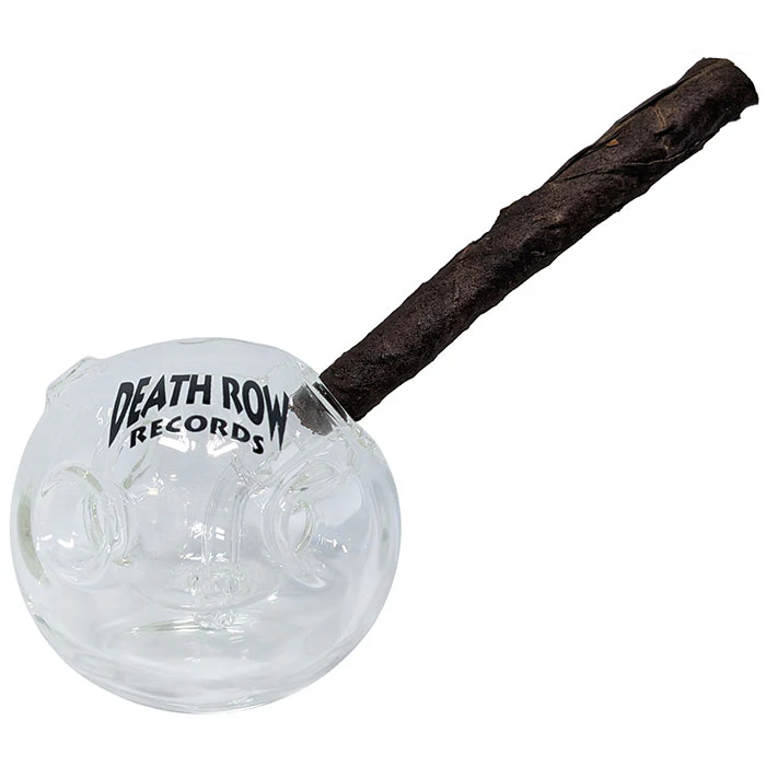 Death Row Records - 3" The Orb Blunt Bubbler Water Pipe with 10mm Banger - Image 2