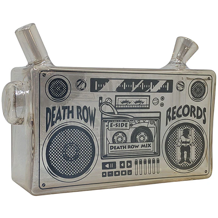 Death Row Records - 5" Boom Box Blunt Bubbler - Gold - Image 2