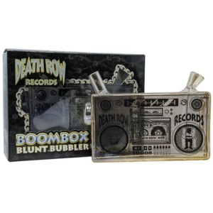 Death Row Records - 5" Boom Box Blunt Bubbler - Gold