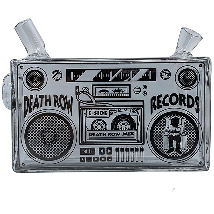 Death Row Records - 5" Boom Box Blunt Bubbler - Smoke