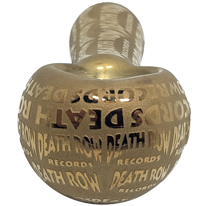 Death Row Records - 4" Metallic Etched Spoon Hand Pipe - Image 3