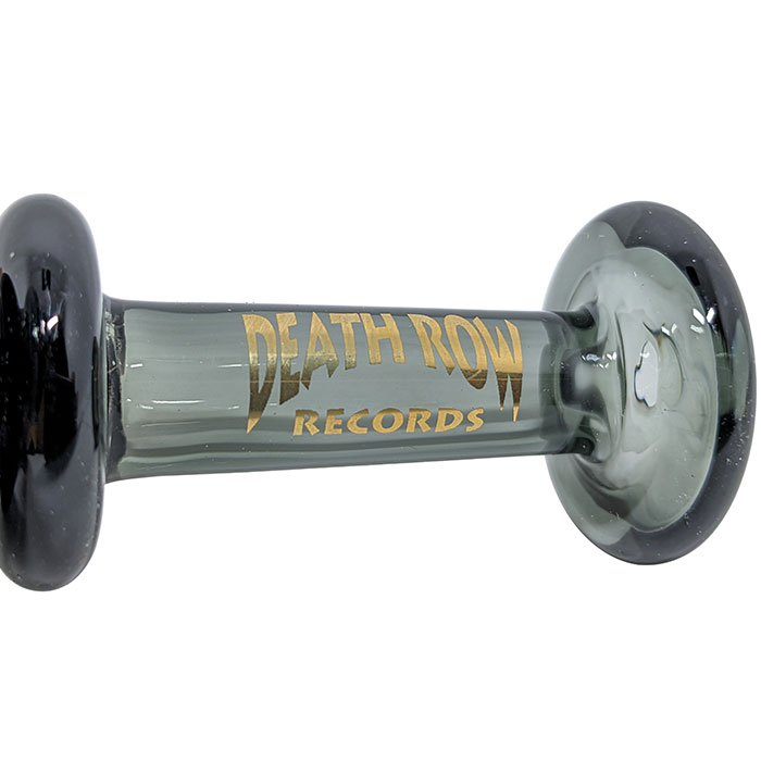 Death Row Records - 4" Ring Hand Pipe - Smoke - Image 3