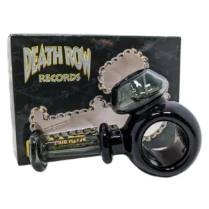 Death Row Records - 4" Ring Hand Pipe - Smoke