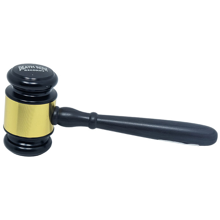 Death Row Records - 5" 2 in1 Gavel Hand Pipe Grinder - Image 2