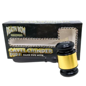Death Row Records - 5" 2 in1 Gavel Hand Pipe Grinder