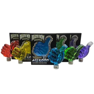 Death Row Records – 10 cm Freeze Thumbs Up Nectar Pipe met schroefpunt