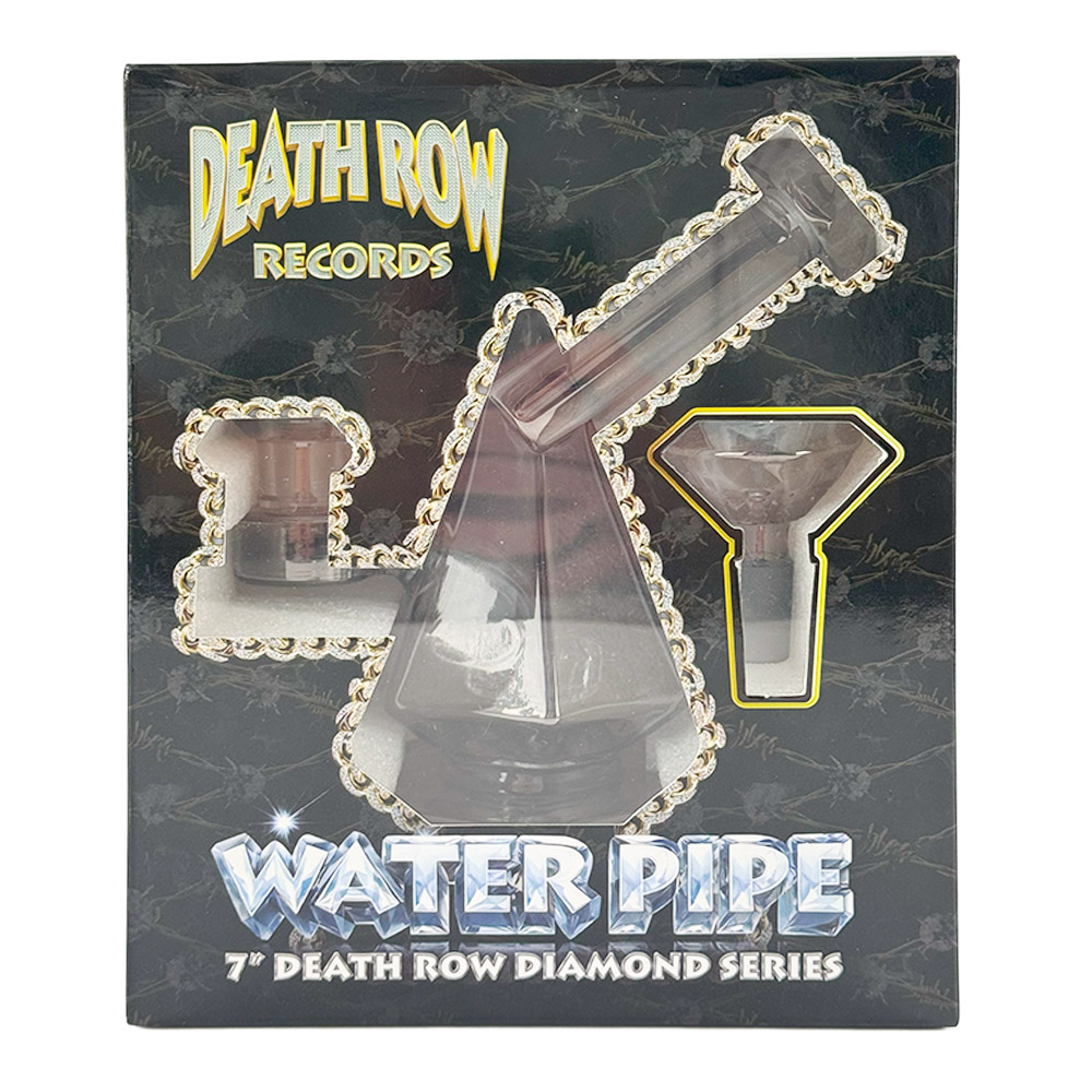Death Row Records - 7" 5MM ElectroP Gem Sidecar Water Pipe 14F - Smoke - Image 2