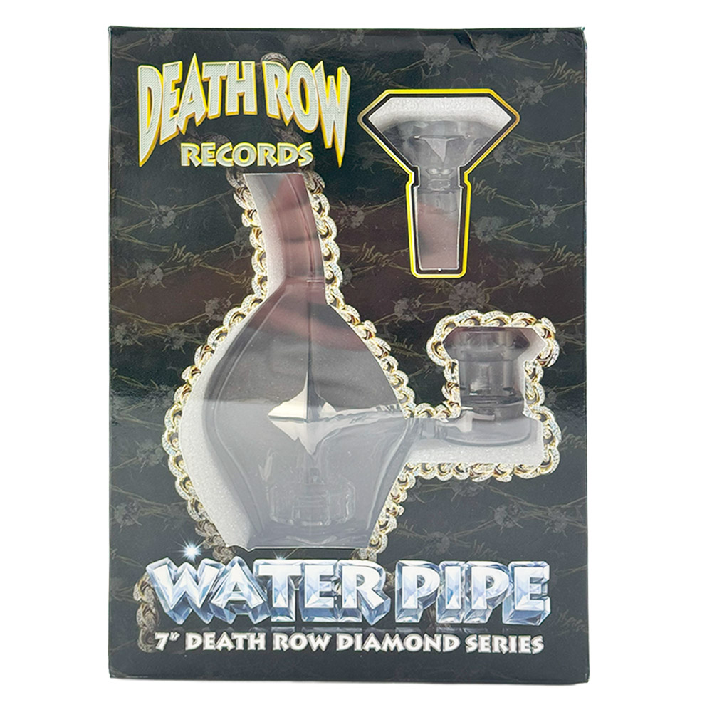Death Row Records - 7" 5MM ElectroP Gem Water Pipe 14F - Smoke - Image 2