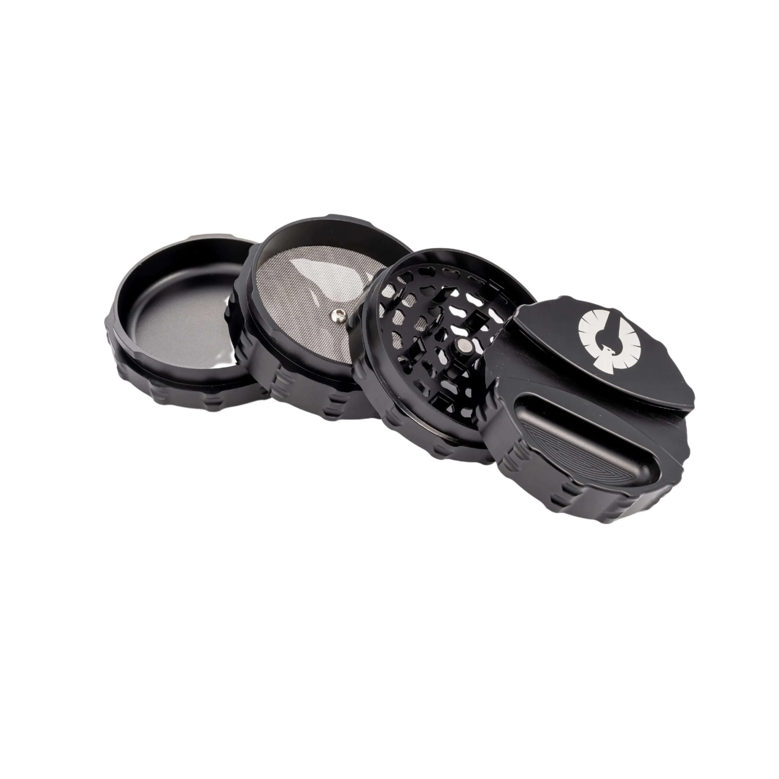 Phoenician Grinders – PRO 4 Piece Large w/ Paper Holder & Ashtray - Image 2