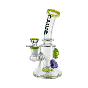 calvo skull rig green 19cm – glass dab rig
