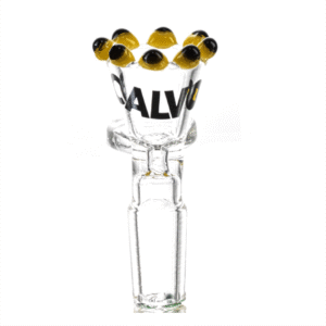 yellow pearl glass bowl 14mm – calvo accessories