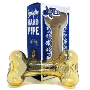 Dogg lbs - Everyday 4" Dogg Bone Hand Pipe - Gold